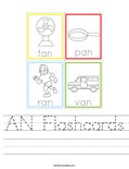 AN Flashcards Worksheet