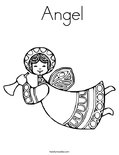  AngelColoring Page