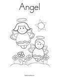 AngelColoring Page