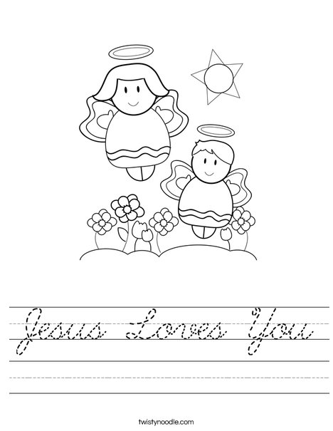 Angels Worksheet