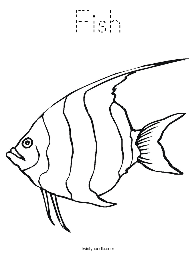 Fish Coloring Page