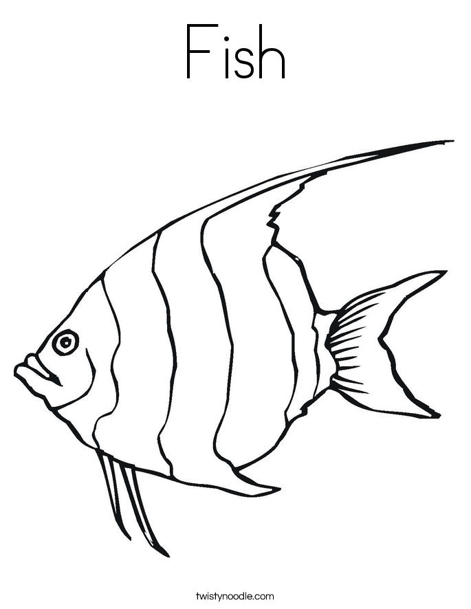 Fish Coloring Page