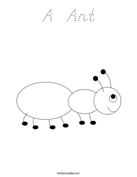 Ant Coloring Page