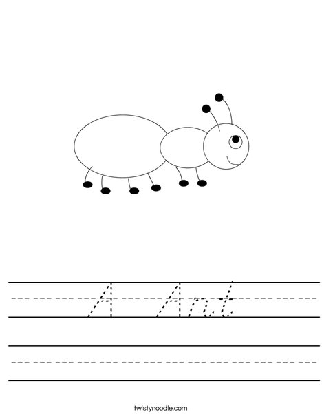 Ant Worksheet