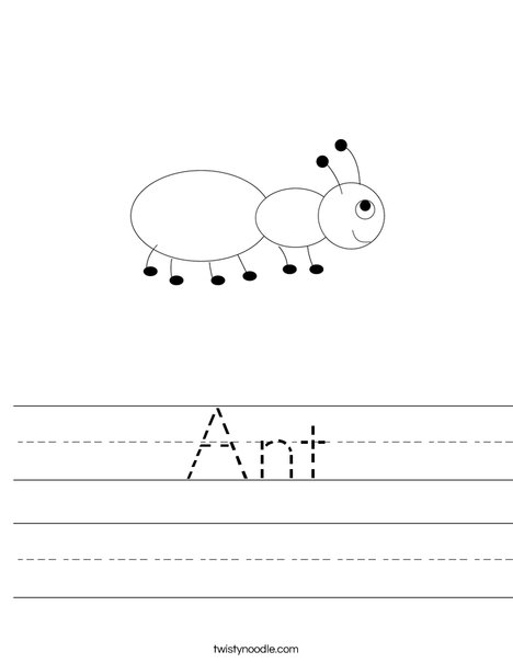 Ant Worksheet