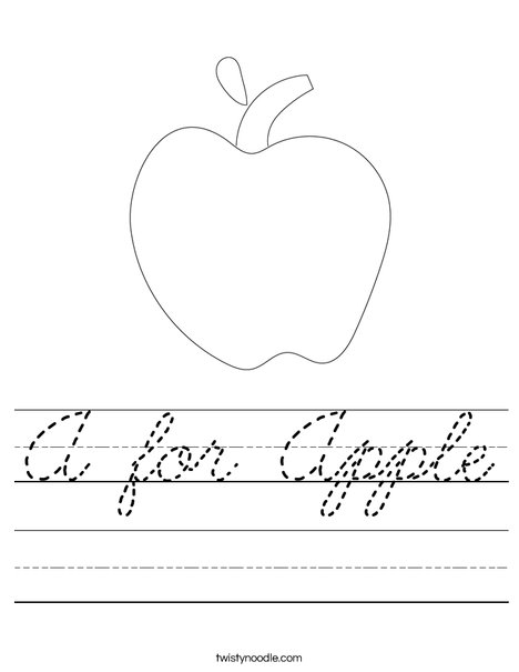 Apple Worksheet