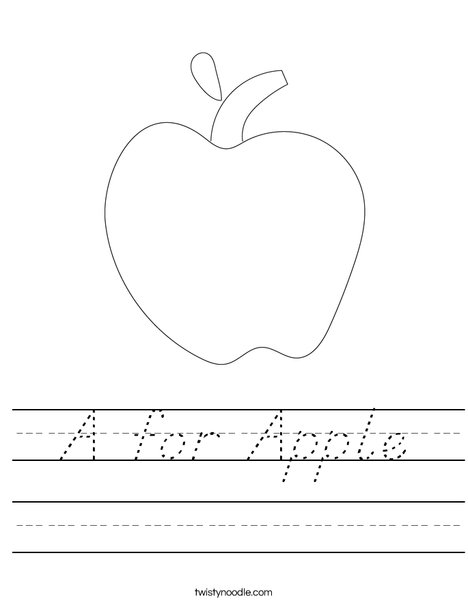 Apple Worksheet