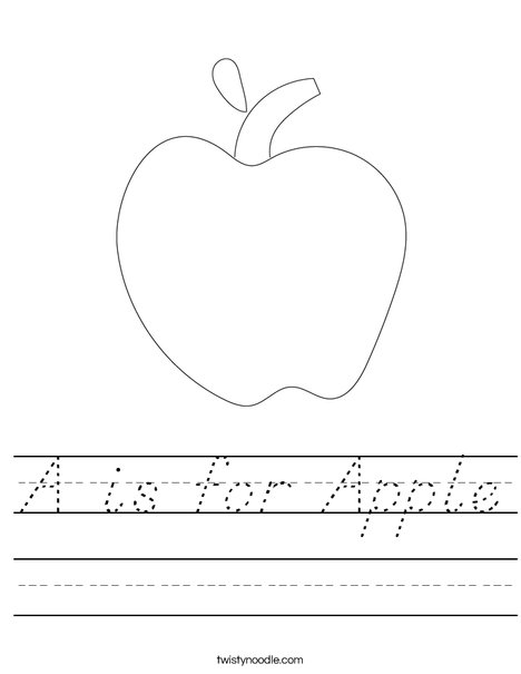 Apple Worksheet