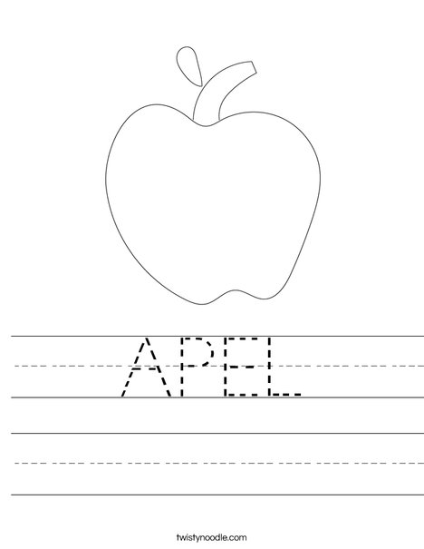 Apple Worksheet