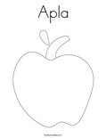 Apla Coloring Page