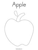 Apple Coloring Page