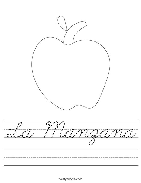 Apple Worksheet