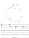 La Manzana Worksheet