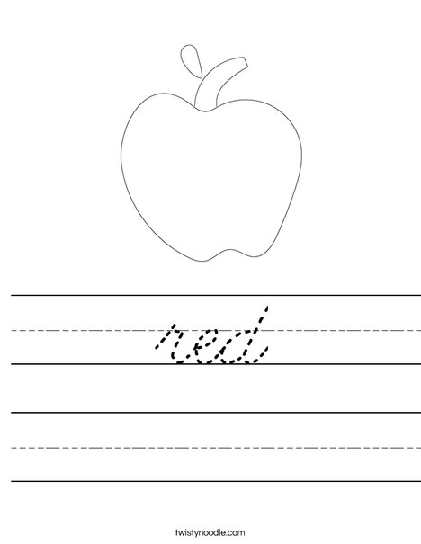 Apple Worksheet