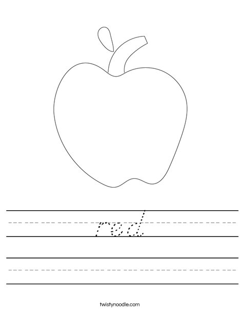 Apple Worksheet