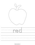 red Worksheet