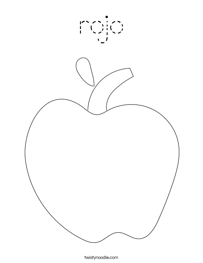 rojo Coloring Page