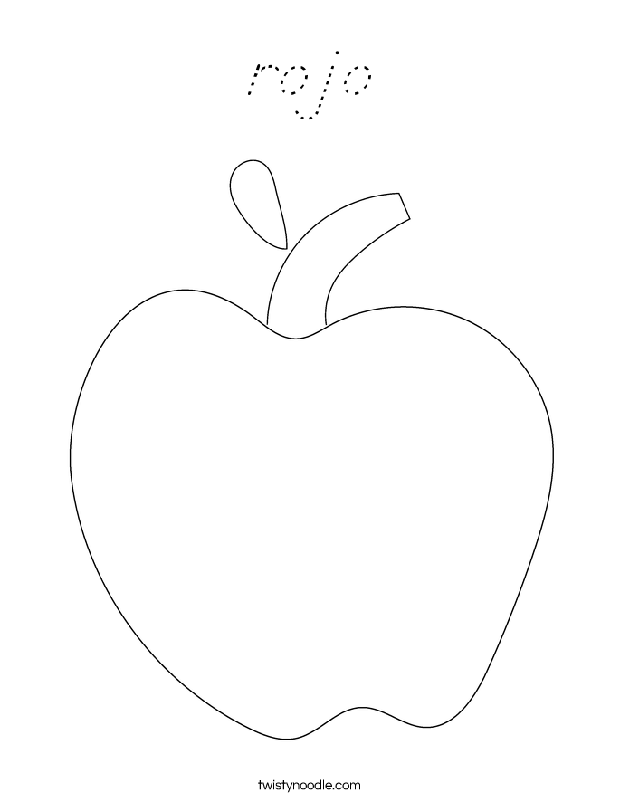 rojo Coloring Page