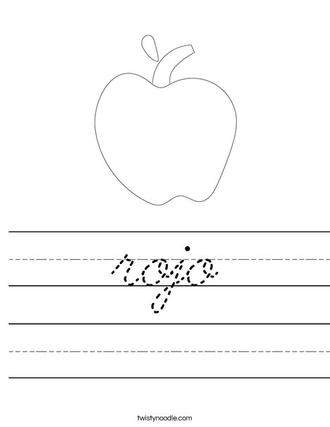 Apple Worksheet