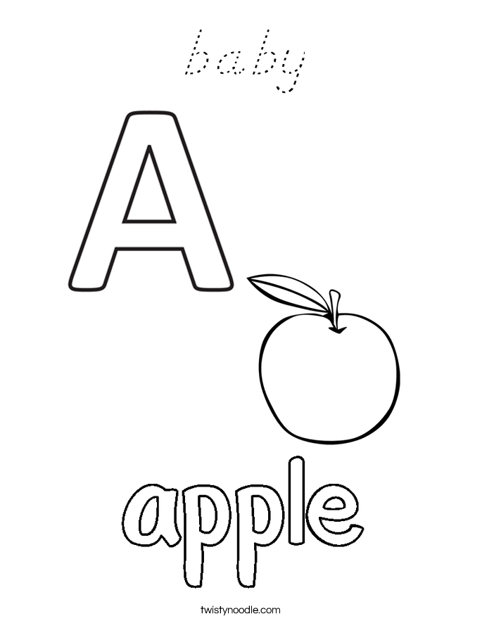 baby Coloring Page