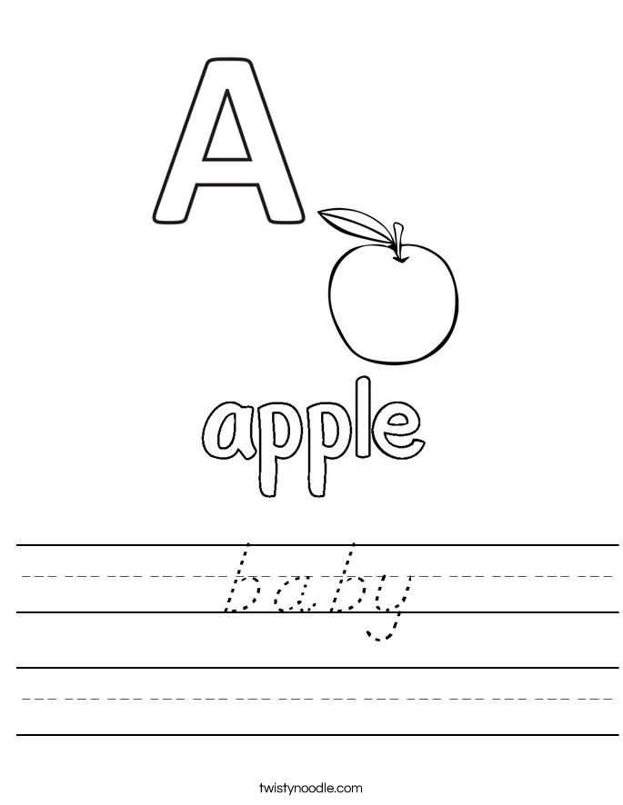 baby Worksheet