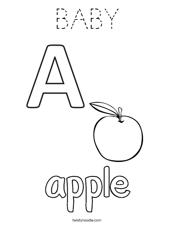 BABY Coloring Page