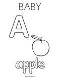 BABY Coloring Page