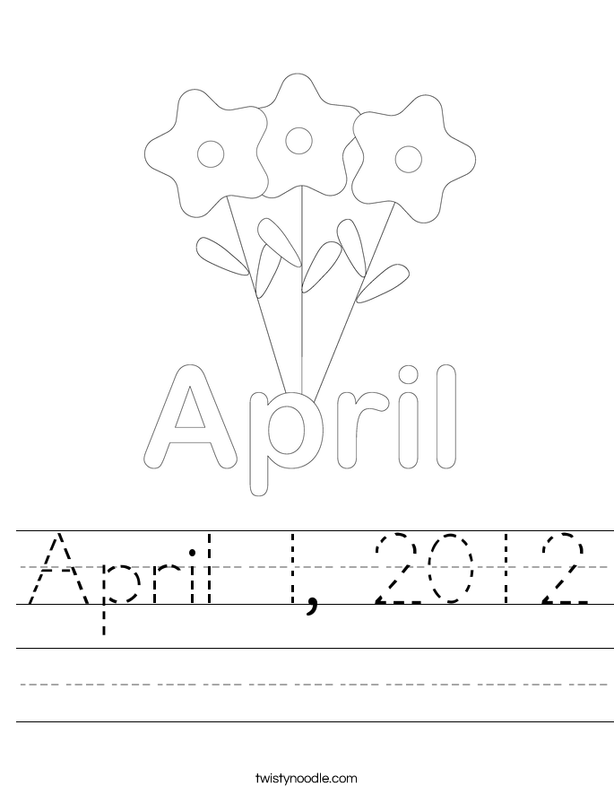 April 1, 2012 Worksheet
