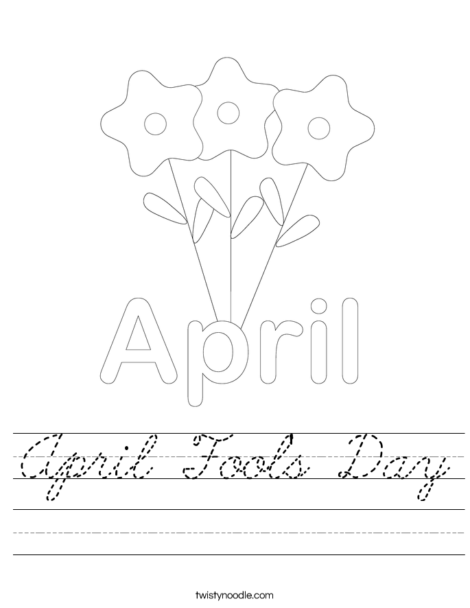 April Fool's Day Worksheet