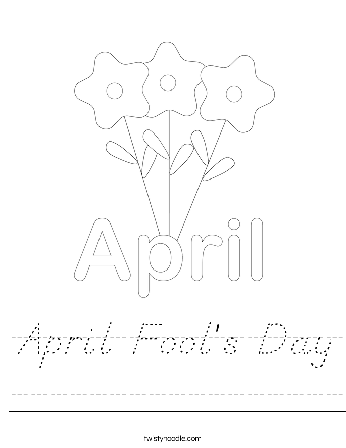April Fool's Day Worksheet