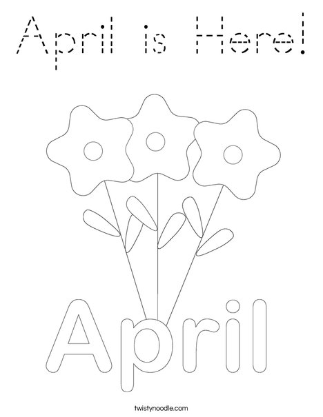 April 1 Coloring Page