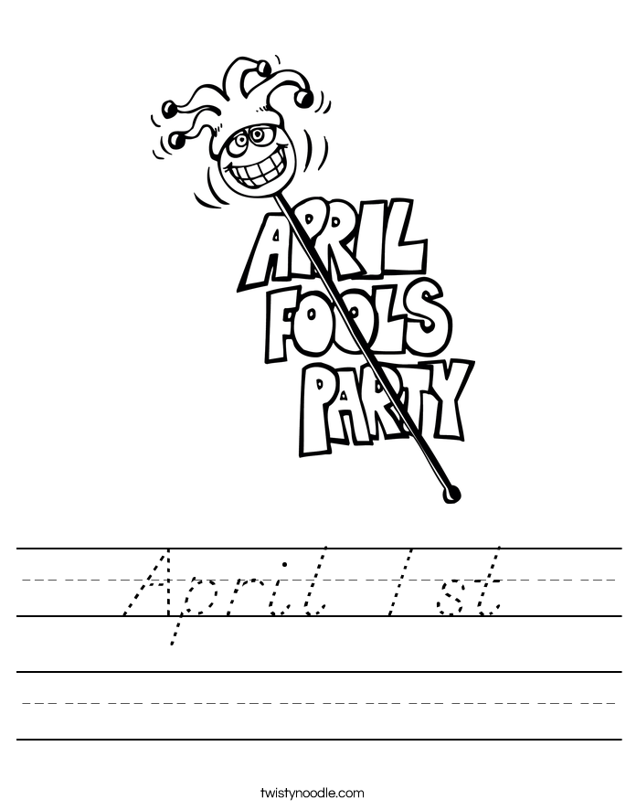 April 1st Worksheet