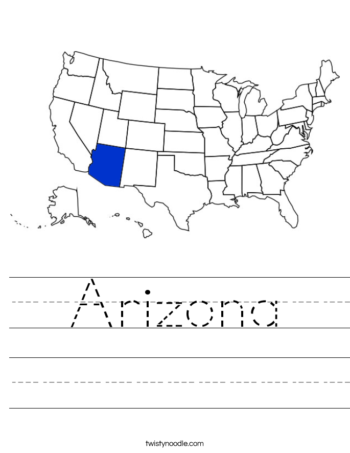 Arizona Worksheet - Twisty Noodle