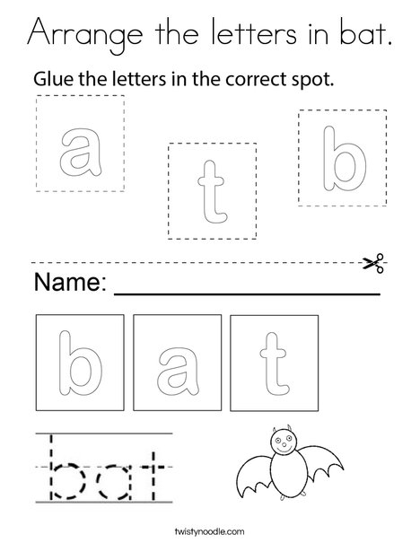 Arrange the letters in bat Coloring - Arrange The Letters In Bat Coloring Page Png 468x609 Q85 