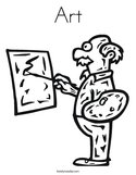 Art Coloring Page