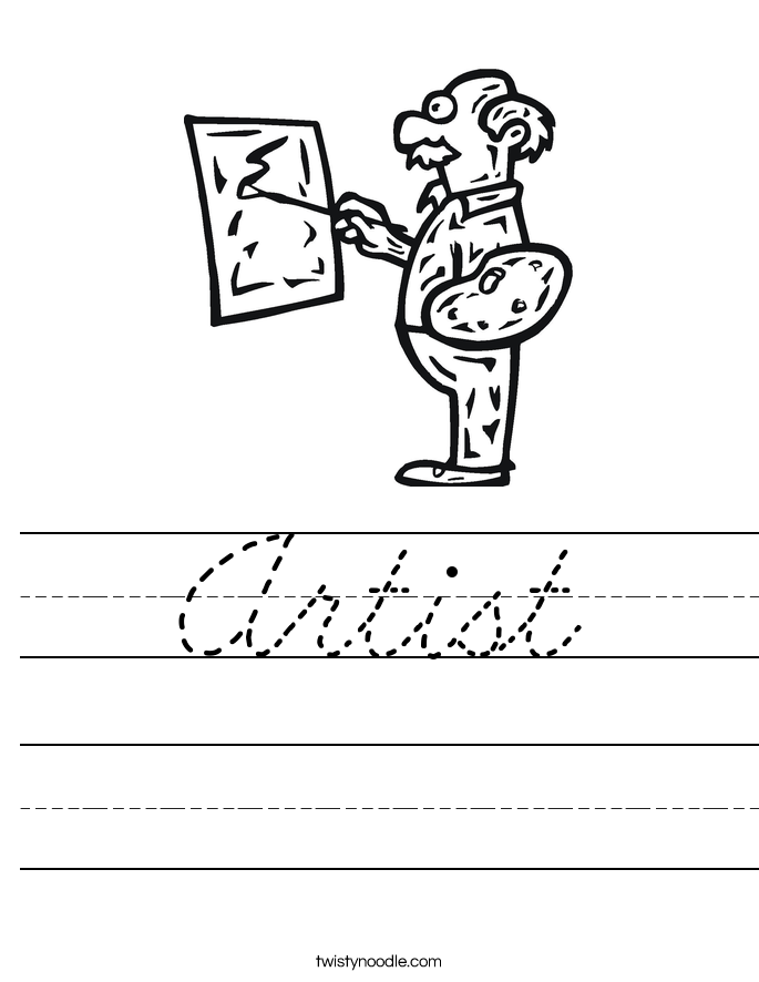 Artist Worksheet