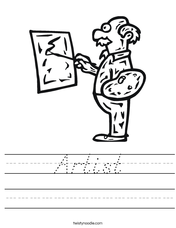 Artist Worksheet