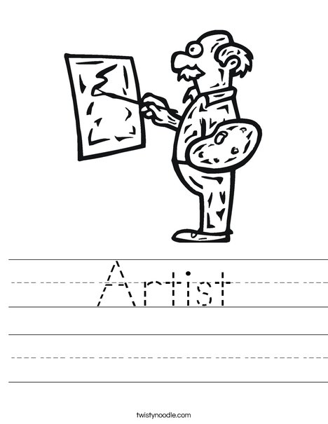 Artist Worksheet