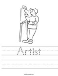 Artist Worksheet