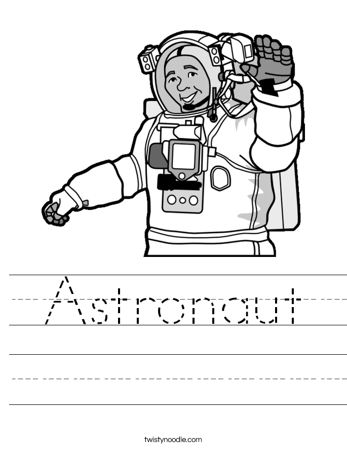 Astronaut Worksheet