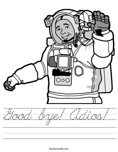 Astronaut Worksheet