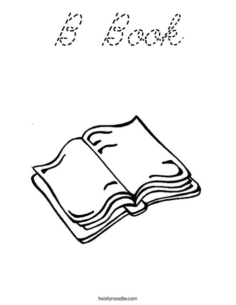 At Words Book Coloring Page