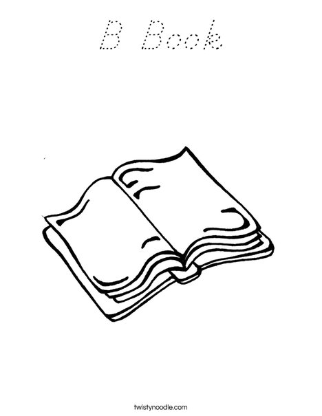 At Words Book Coloring Page