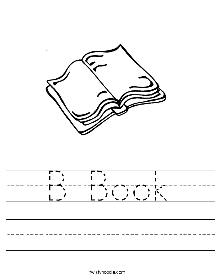 B Book Worksheet