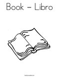 Book - Libro Coloring Page