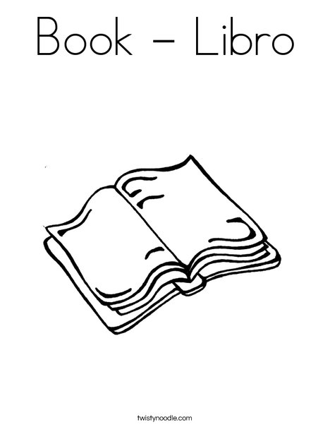 At Words Book Coloring Page