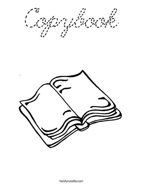 At Words Book Coloring Page
