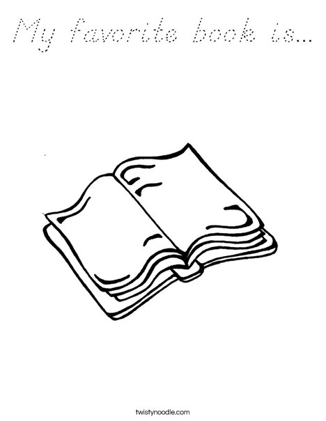 At Words Book Coloring Page