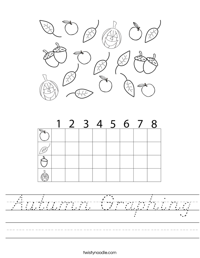 Autumn Graphing Worksheet