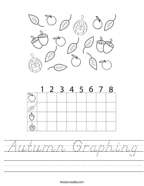 Autumn Graphing Worksheet